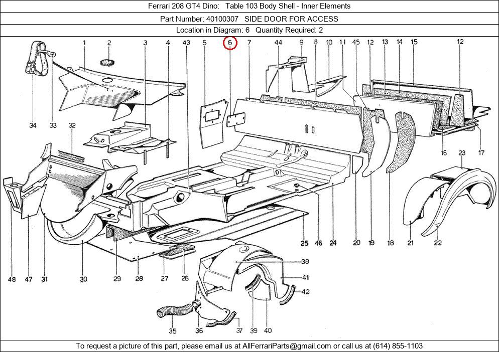 Ferrari Part 40100307