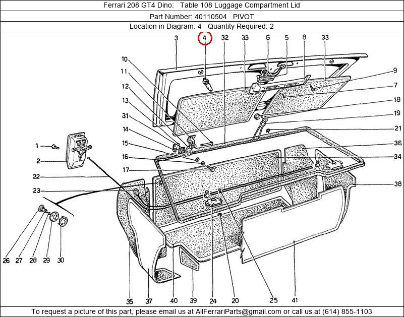 Ferrari Part 40110504