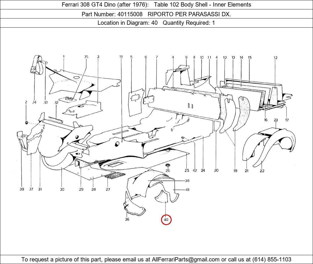 Ferrari Part 40115008