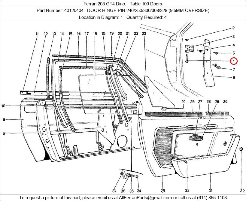 Ferrari Part 40120404