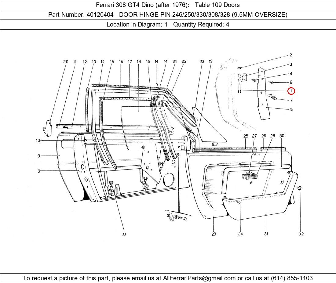 Ferrari Part 40120404