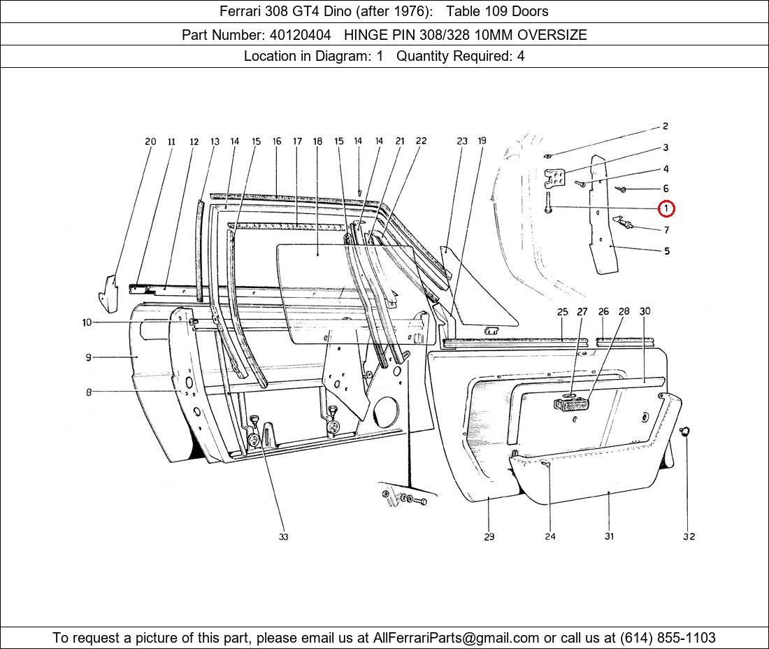 Ferrari Part 40120404