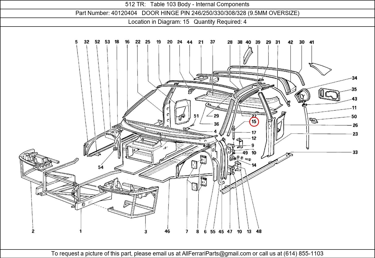 Ferrari Part 40120404