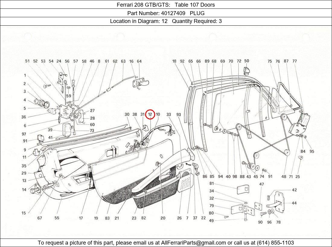 Ferrari Part 40127409