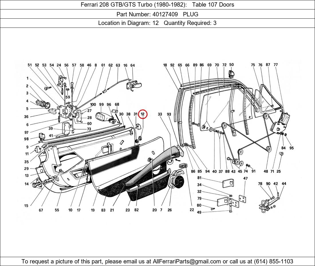 Ferrari Part 40127409