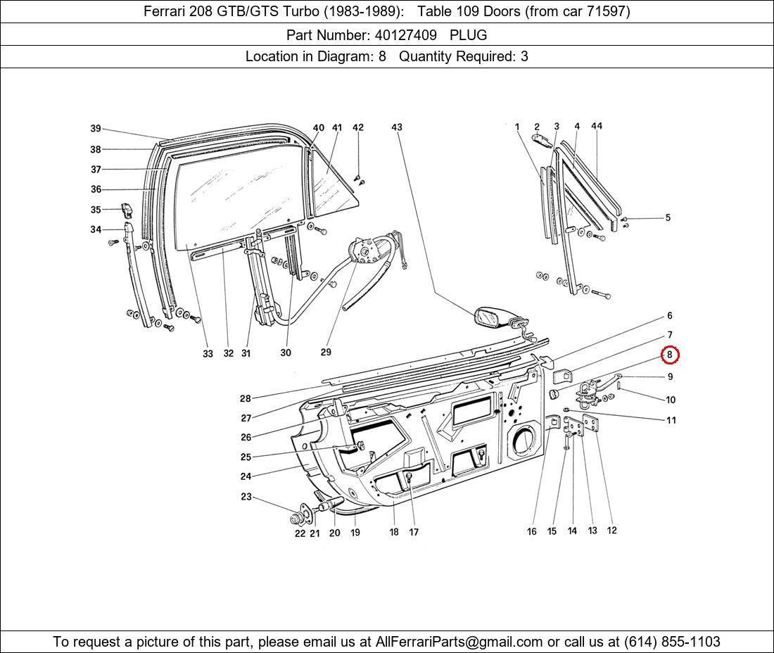 Ferrari Part 40127409