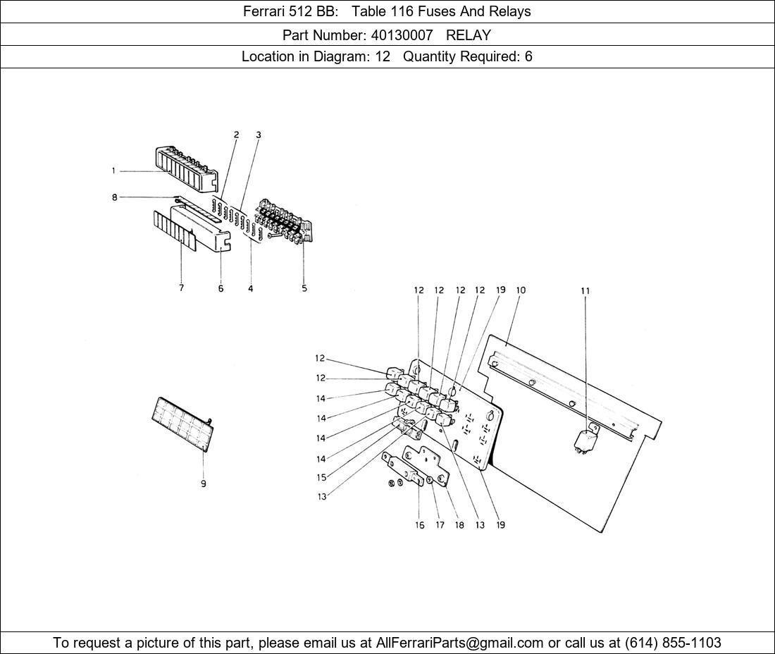 Ferrari Part 40130007