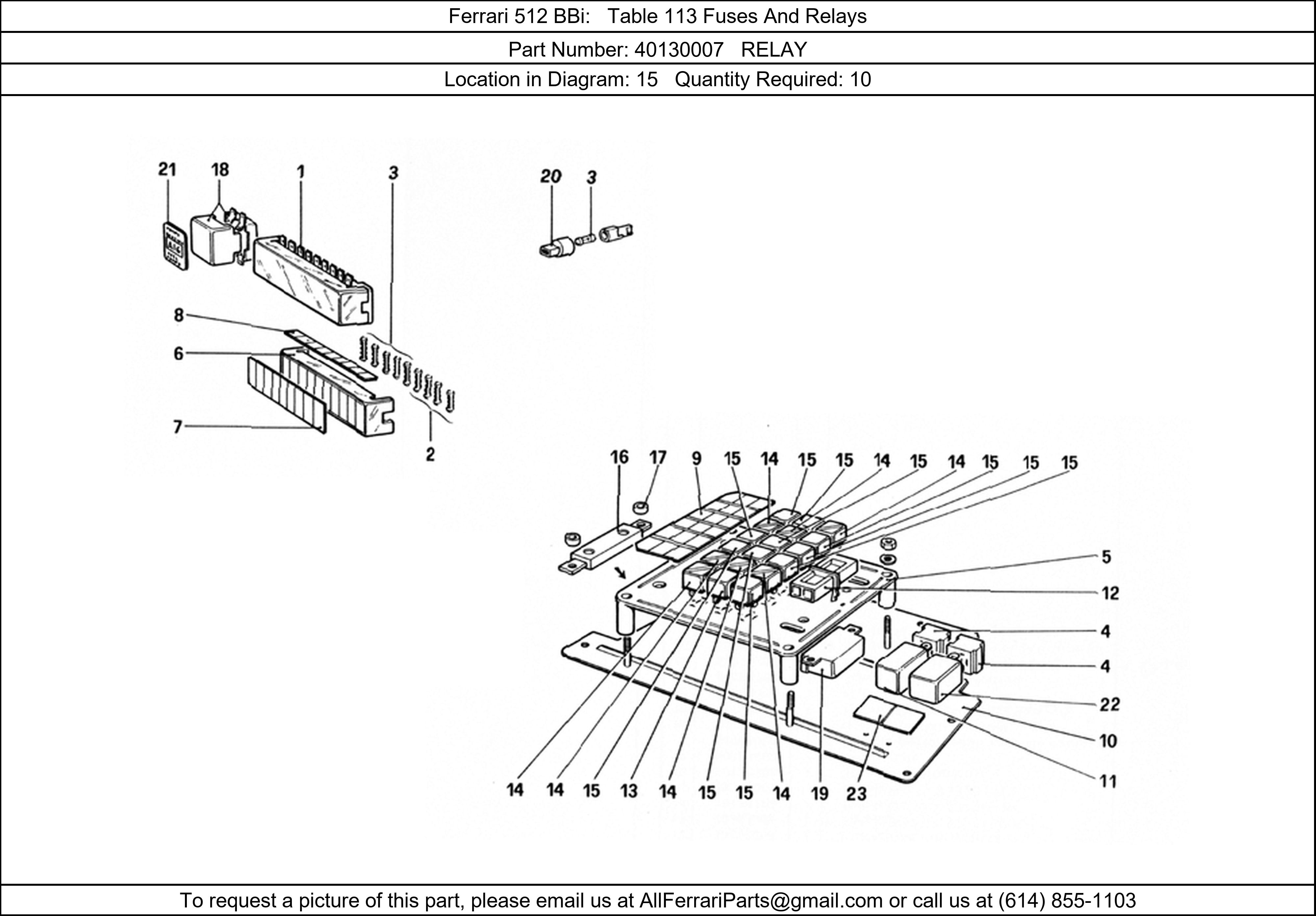 Ferrari Part 40130007
