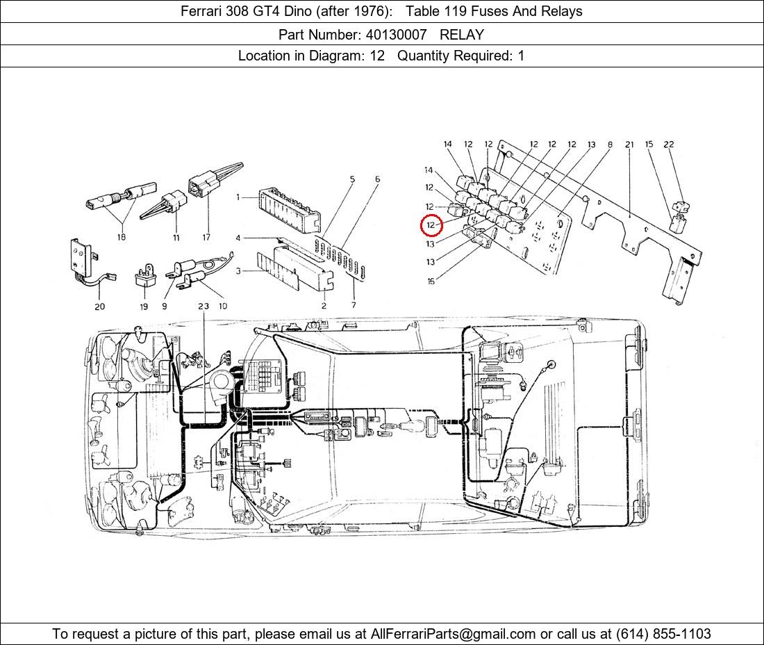 Ferrari Part 40130007