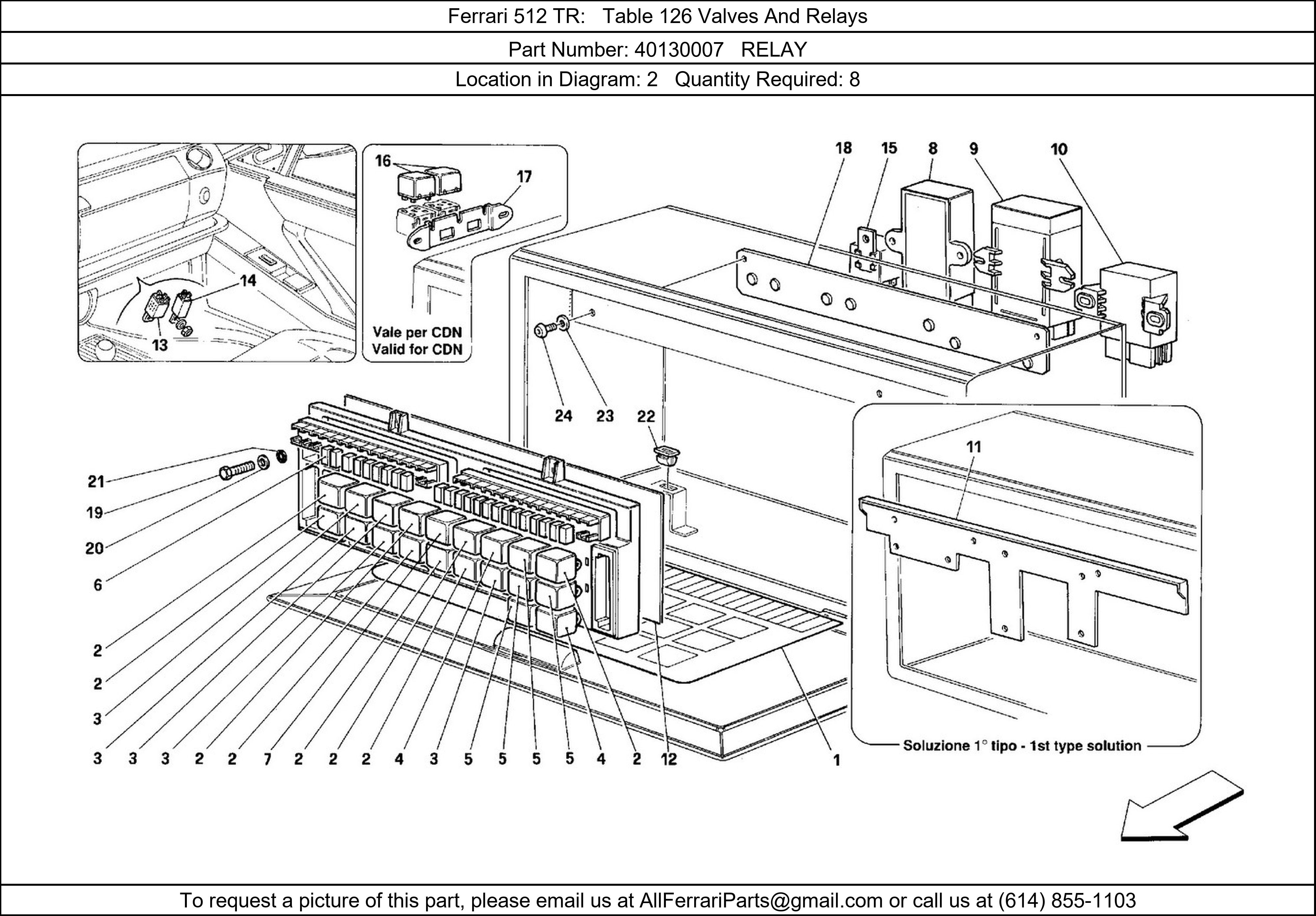 Ferrari Part 40130007