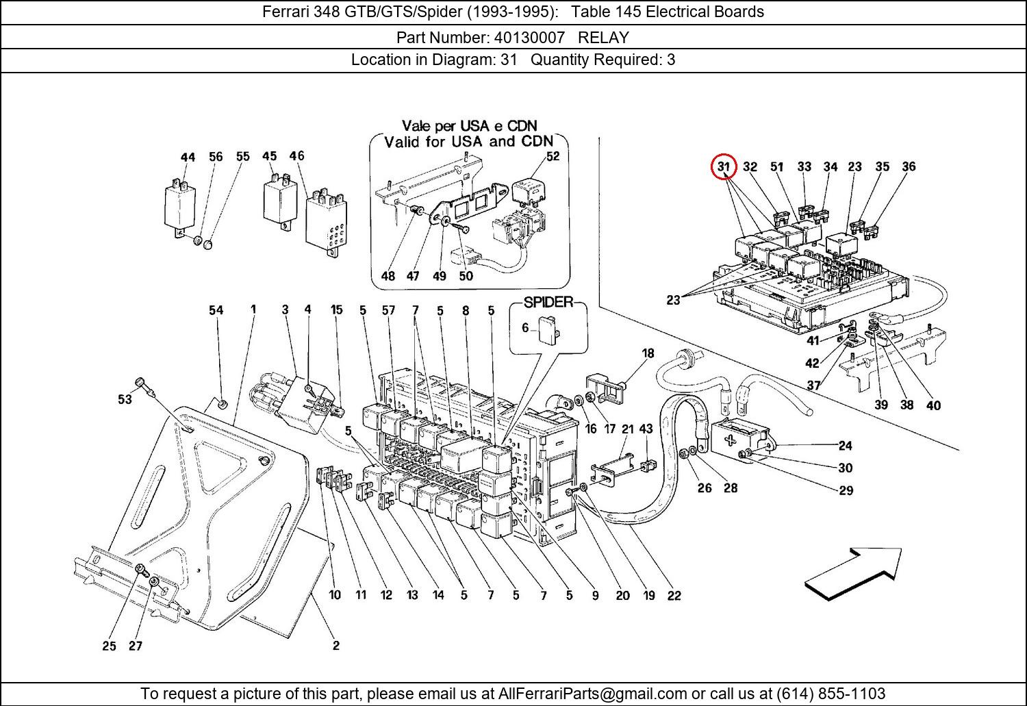 Ferrari Part 40130007