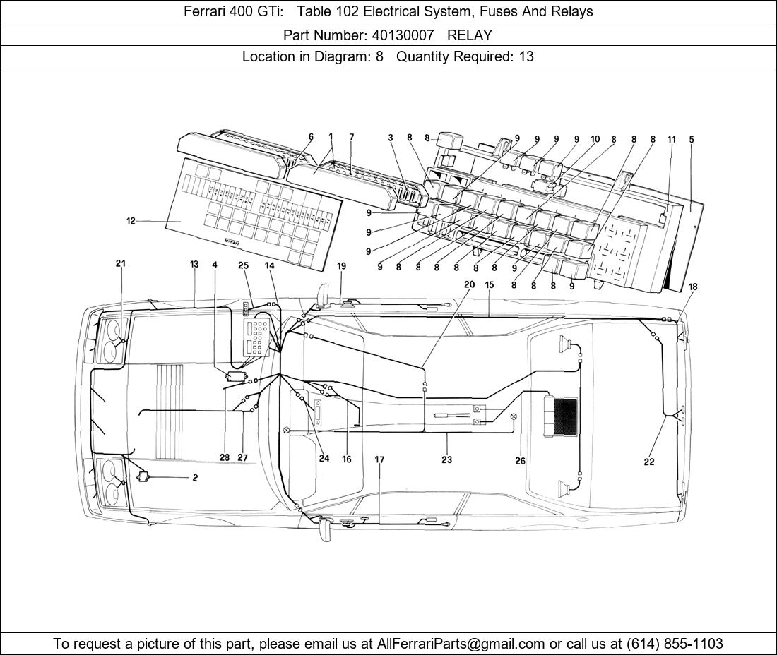 Ferrari Part 40130007