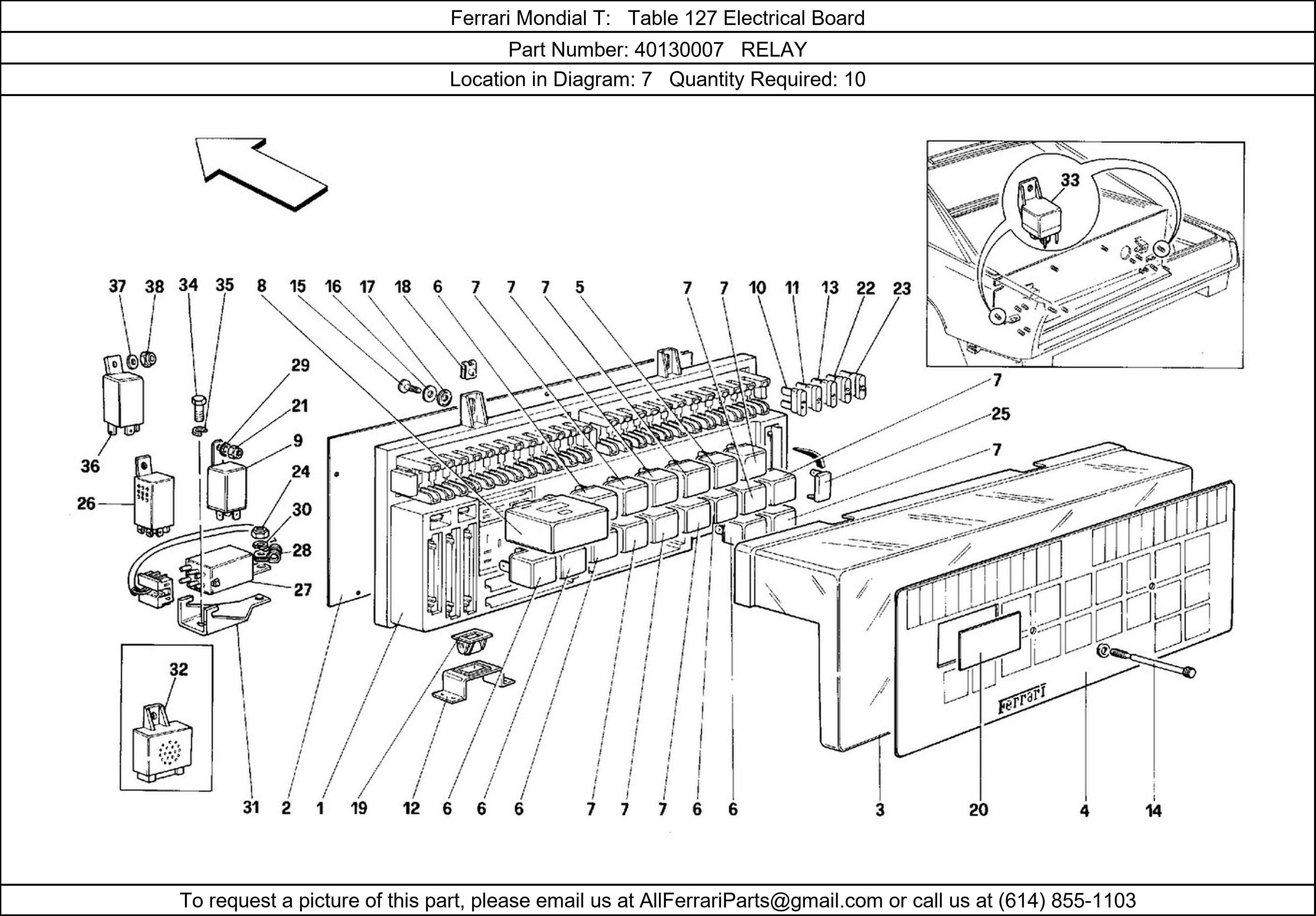 Ferrari Part 40130007