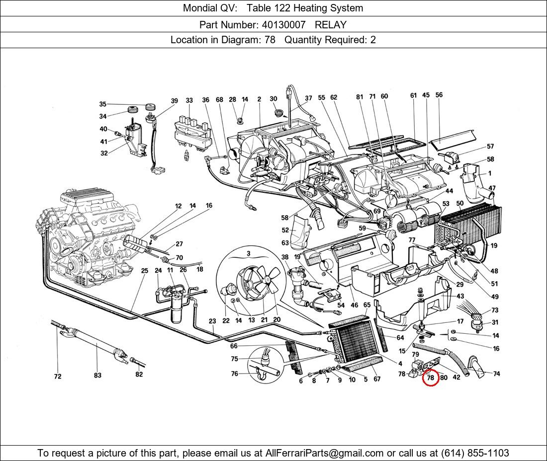 Ferrari Part 40130007