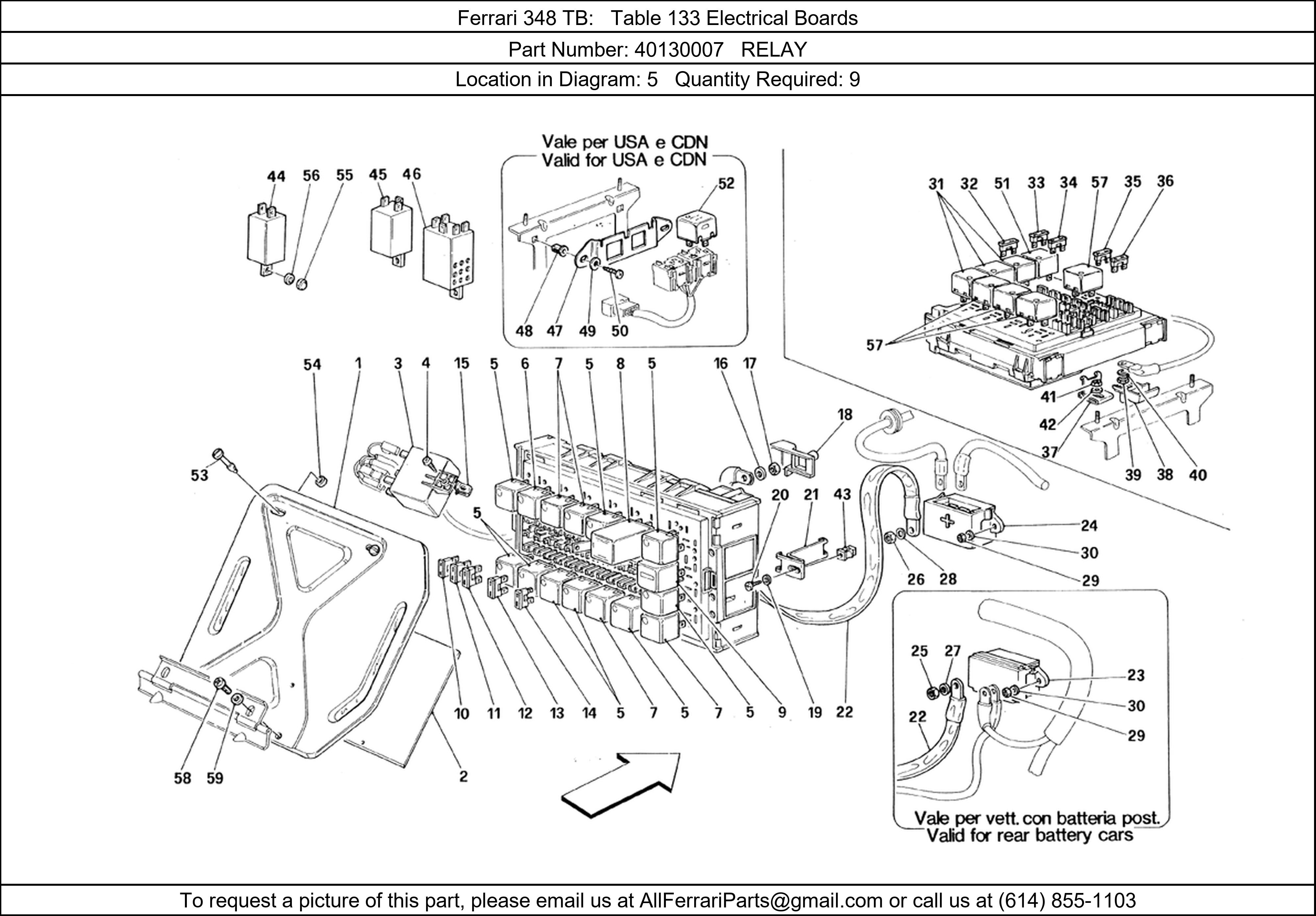 Ferrari Part 40130007