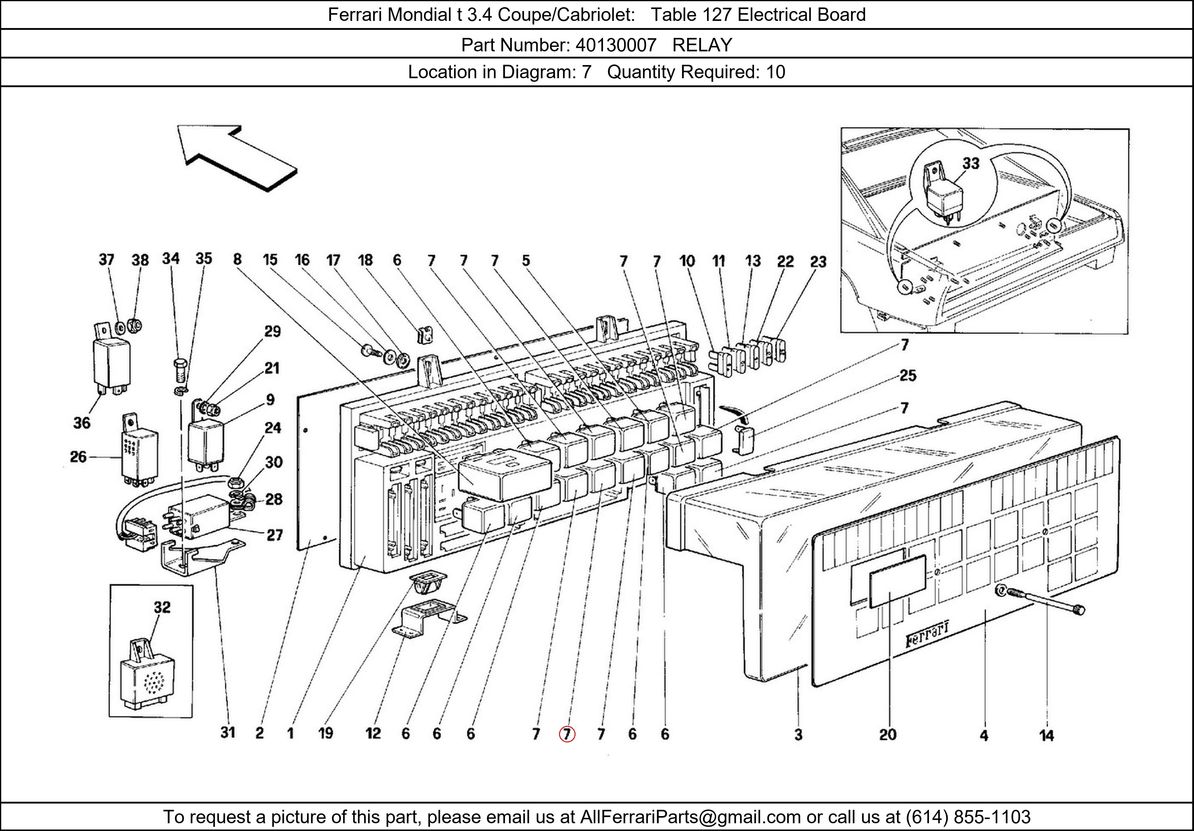 Ferrari Part 40130007