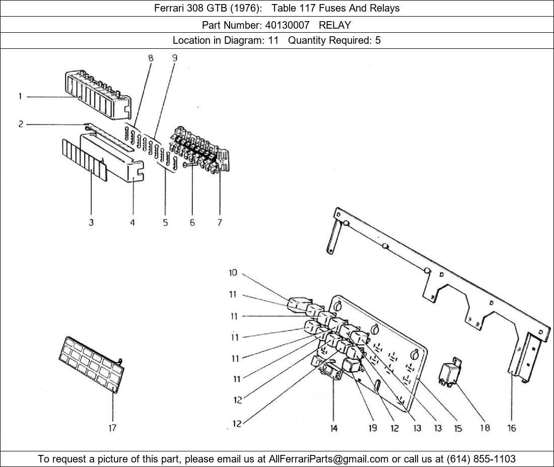 Ferrari Part 40130007