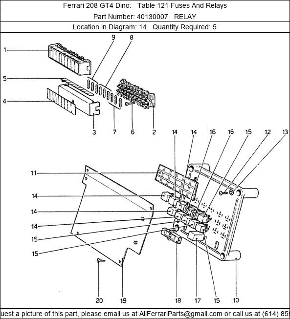 Ferrari Part 40130007