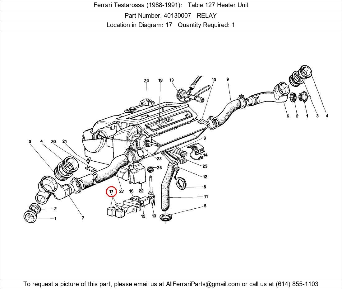 Ferrari Part 40130007