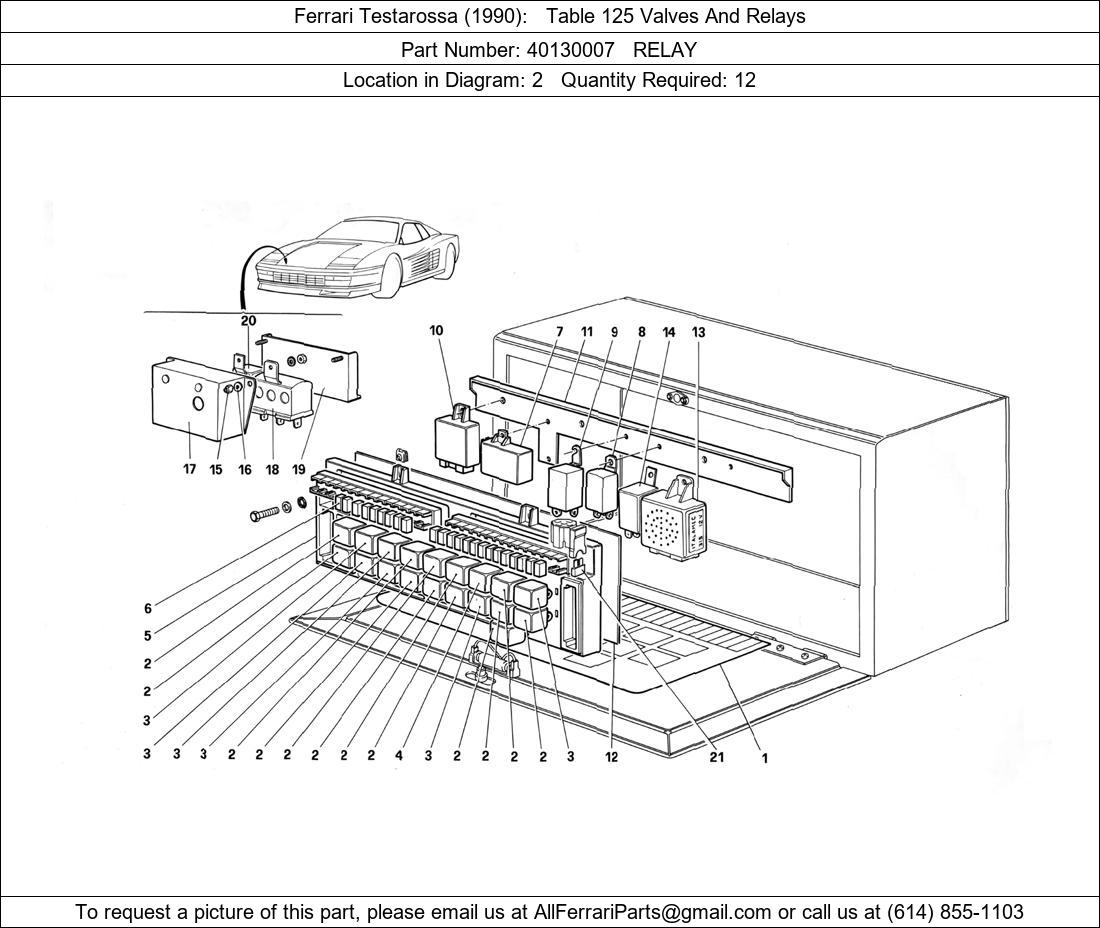 Ferrari Part 40130007