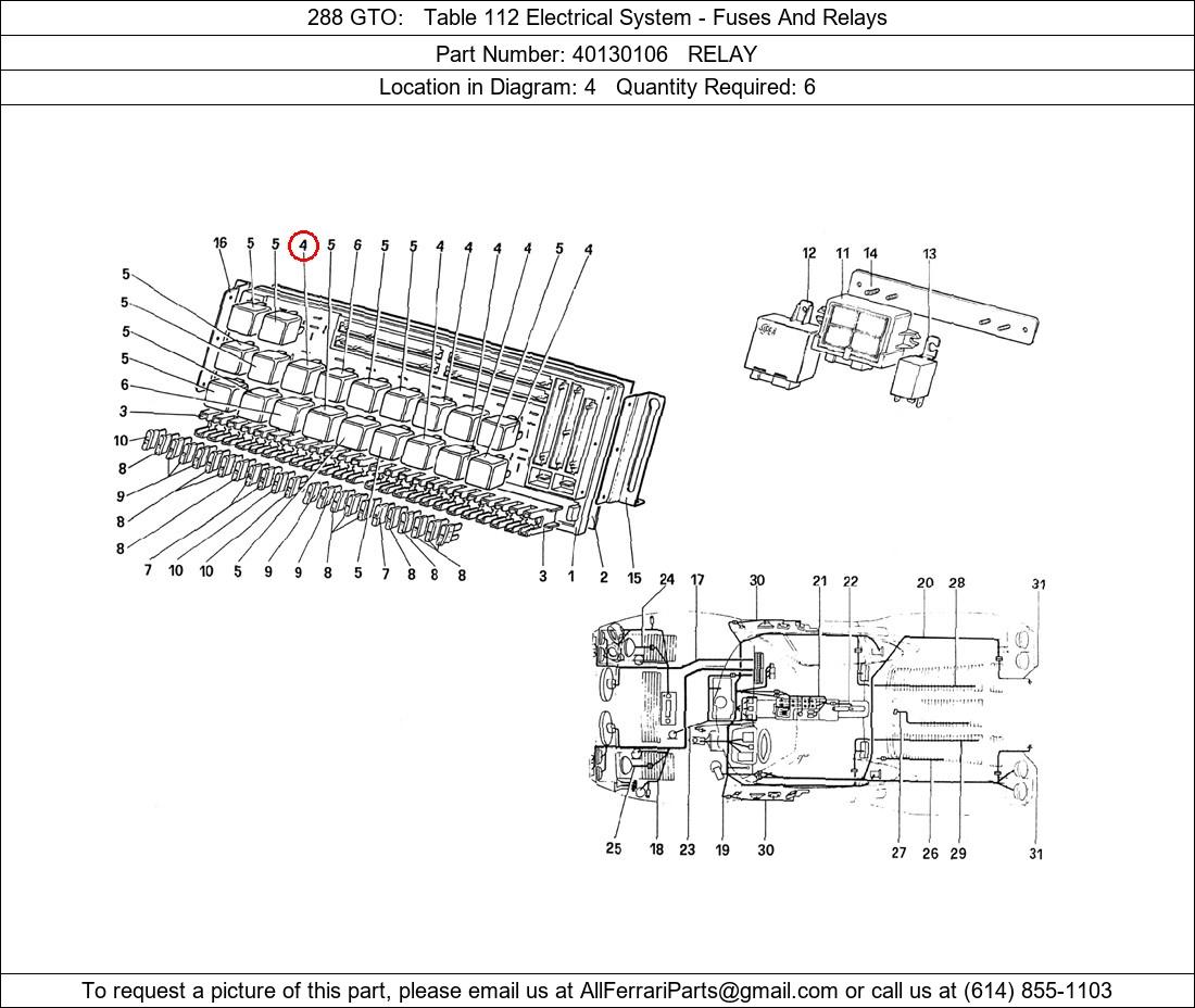 Ferrari Part 40130106