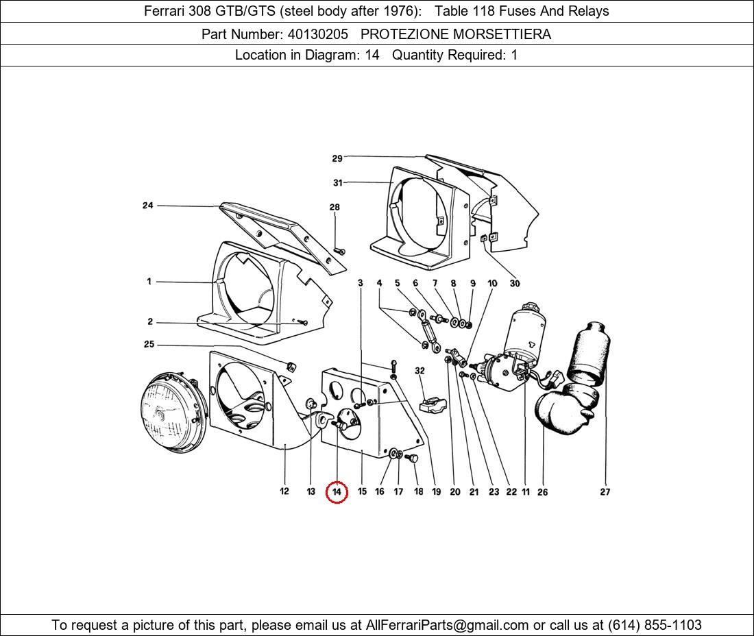 Ferrari Part 40130205