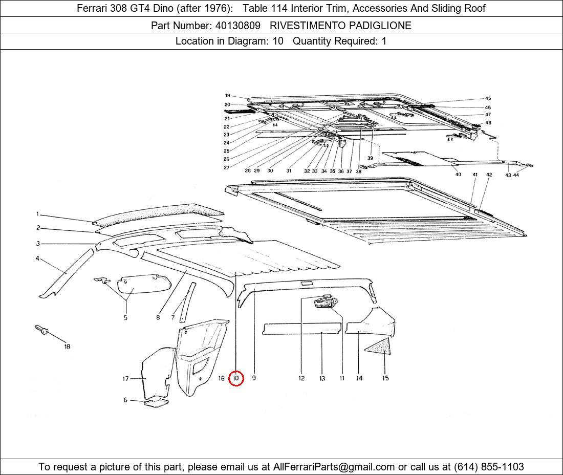 Ferrari Part 40130809