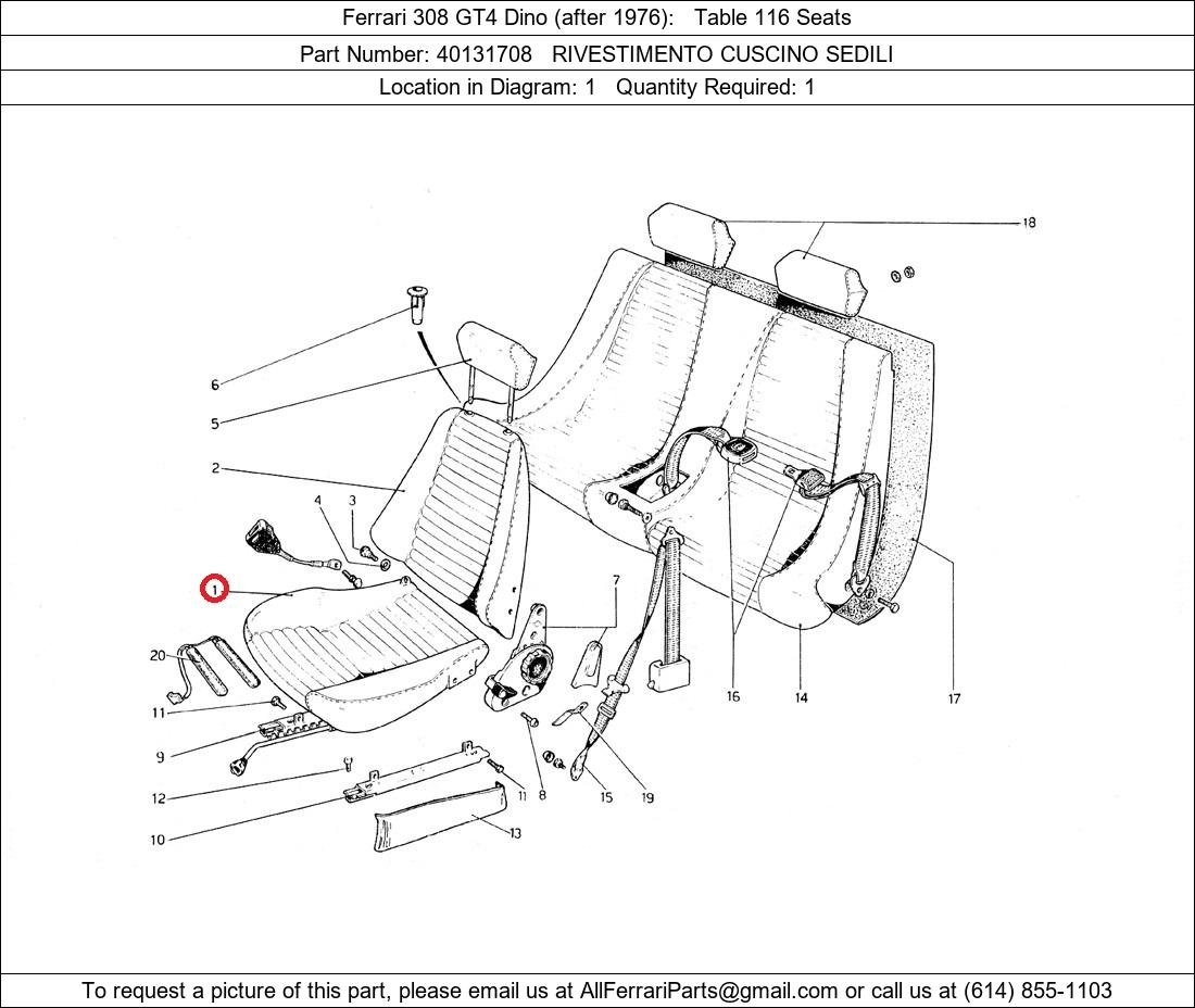 Ferrari Part 40131708