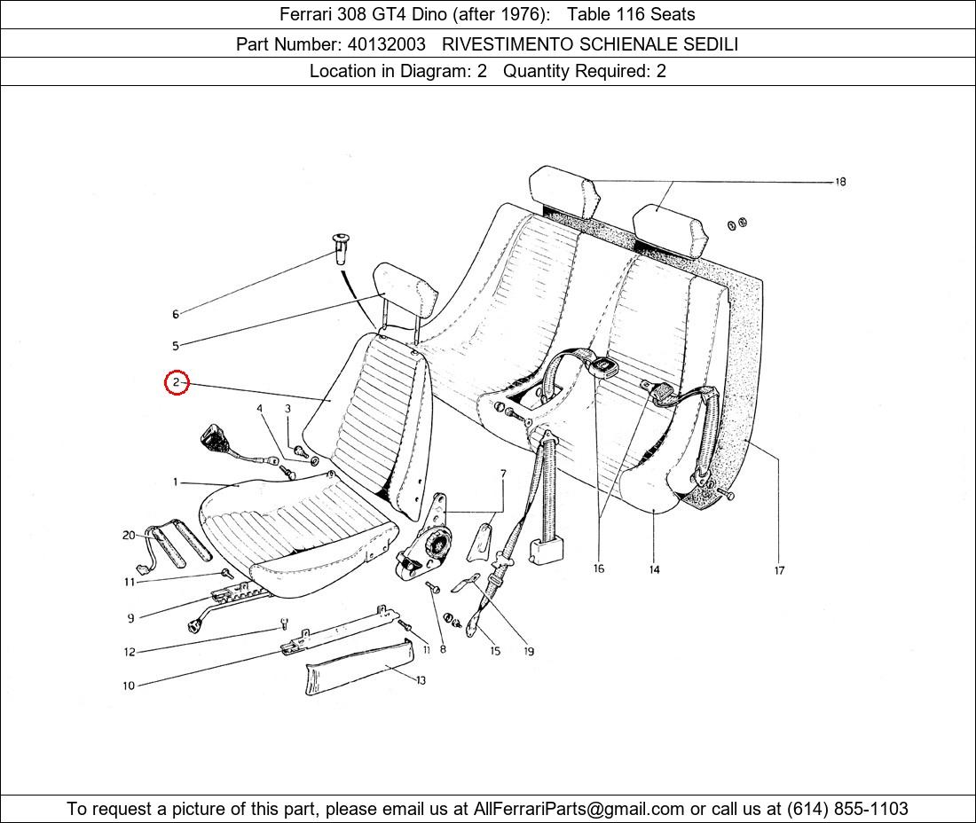 Ferrari Part 40132003