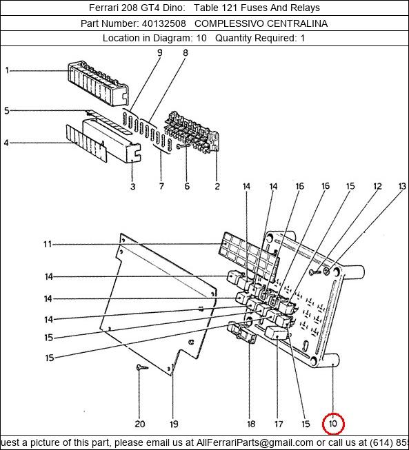 Ferrari Part 40132508