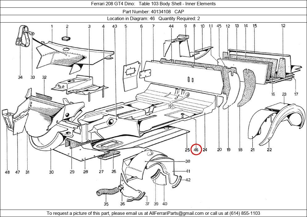 Ferrari Part 40134108