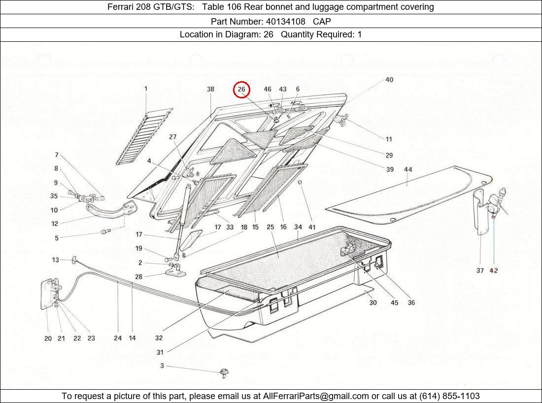 Ferrari Part 40134108