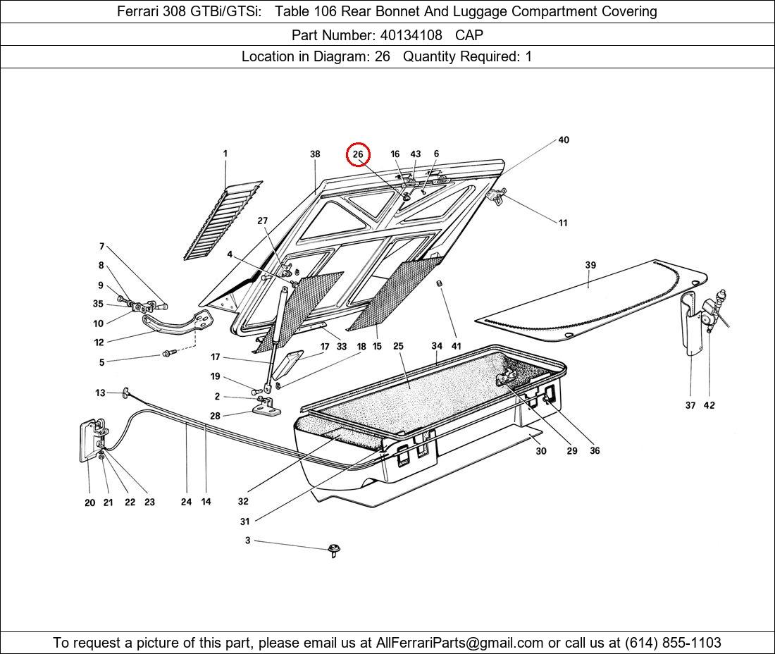 Ferrari Part 40134108