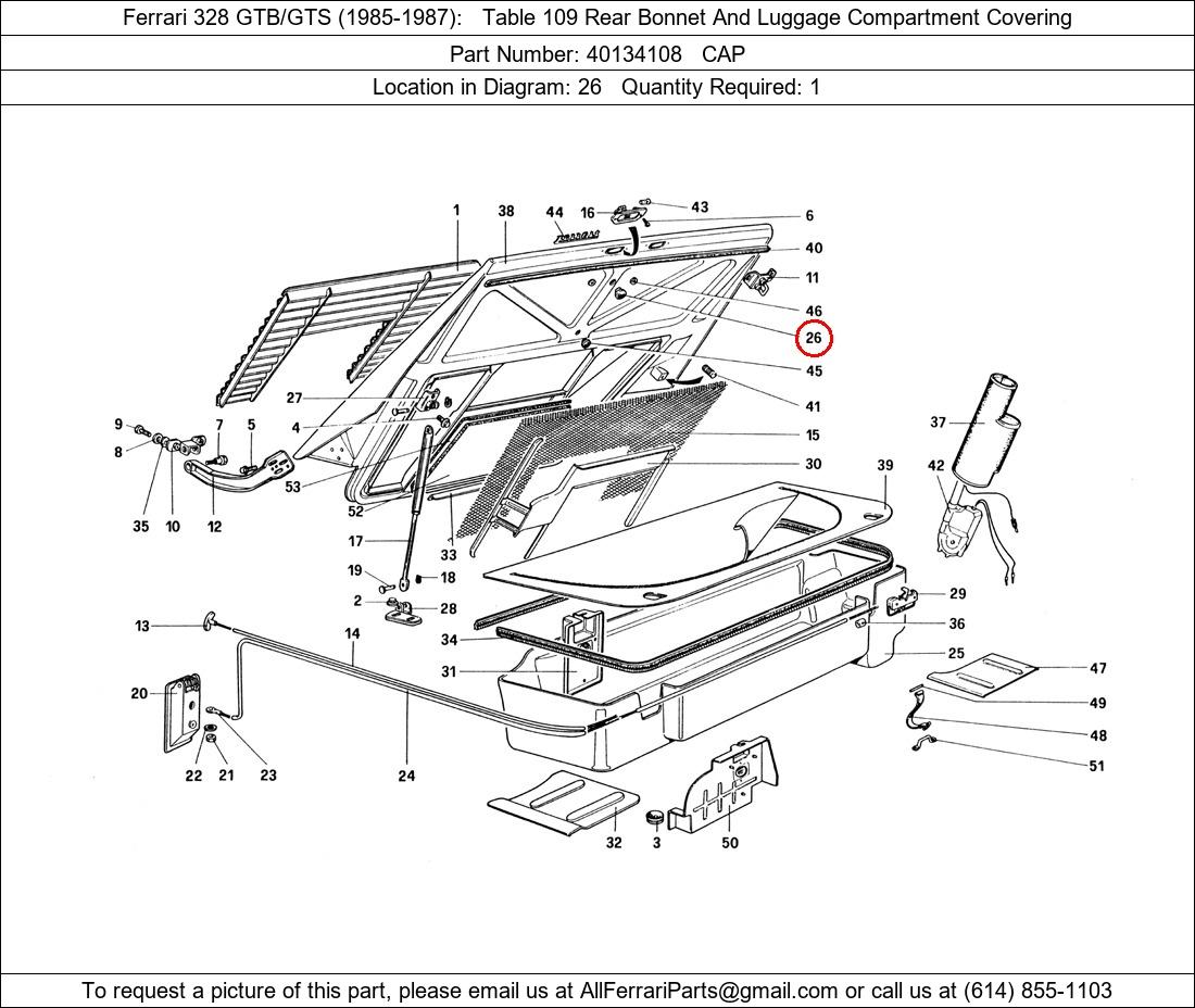 Ferrari Part 40134108