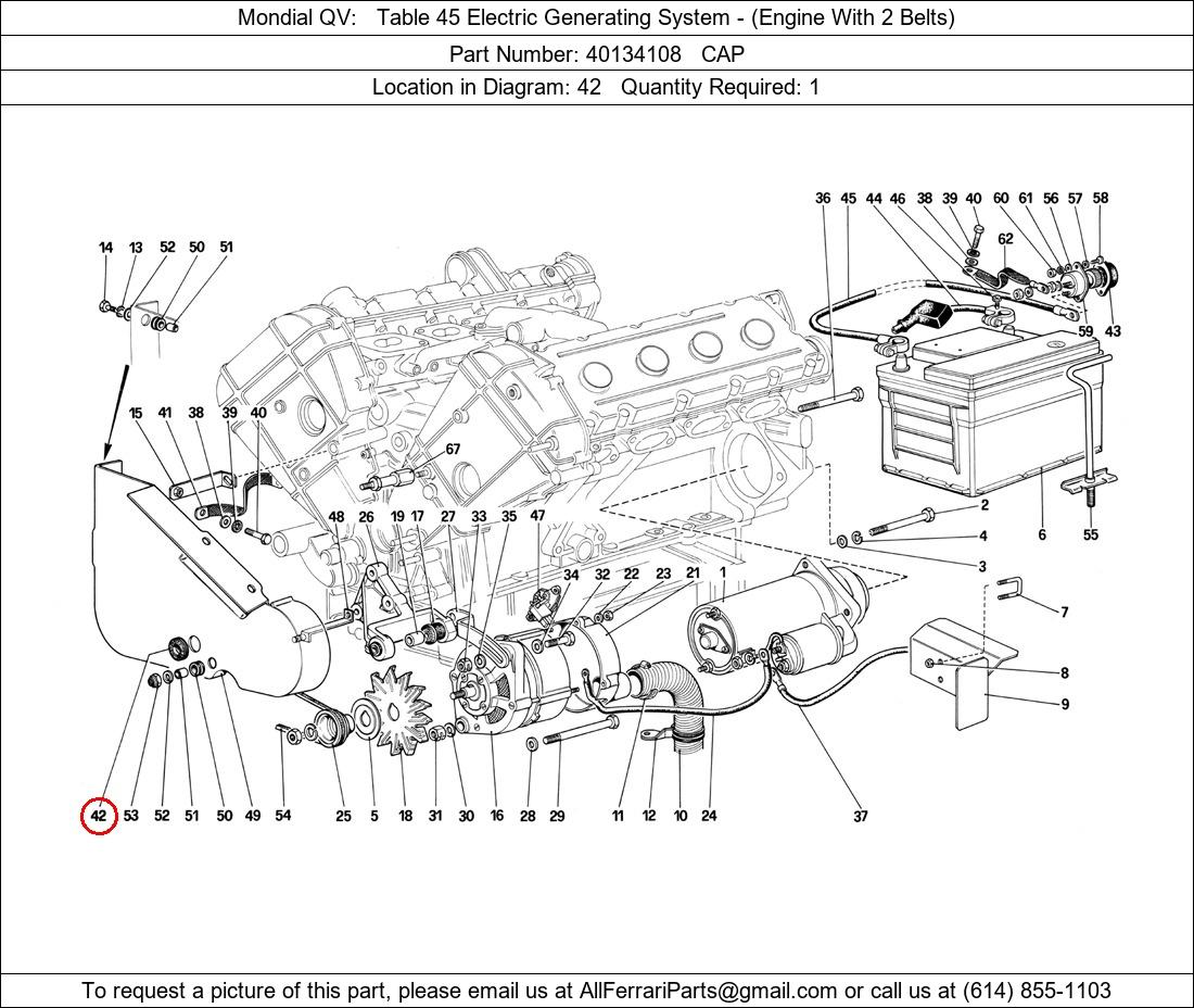 Ferrari Part 40134108