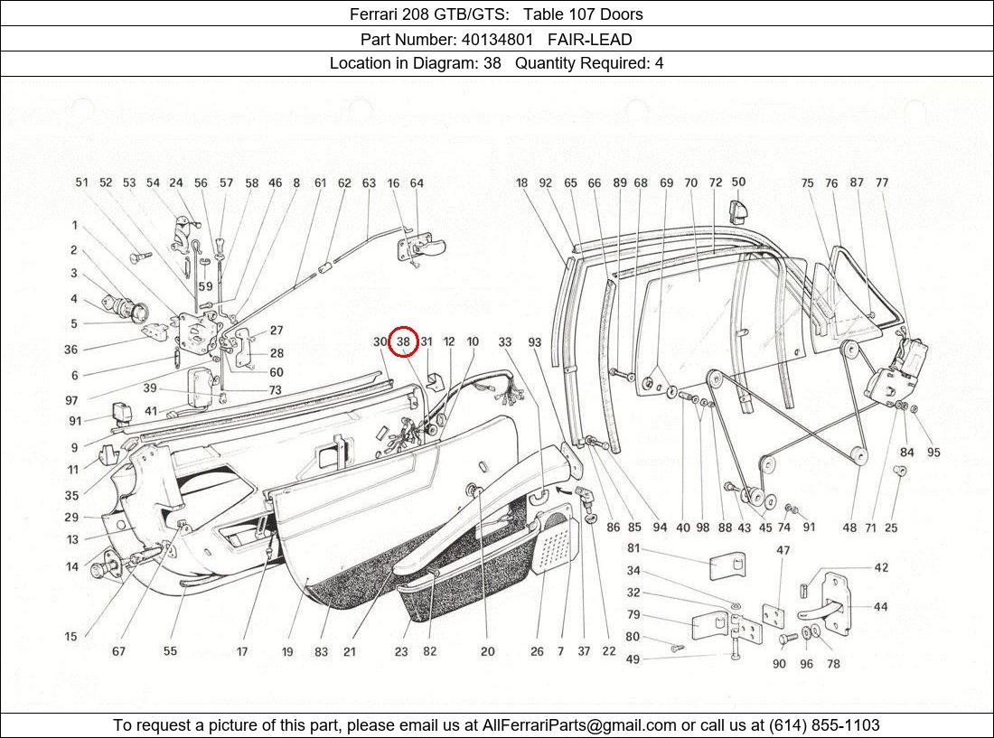 Ferrari Part 40134801