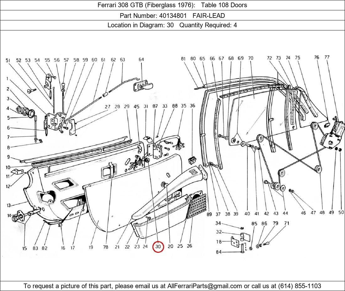 Ferrari Part 40134801