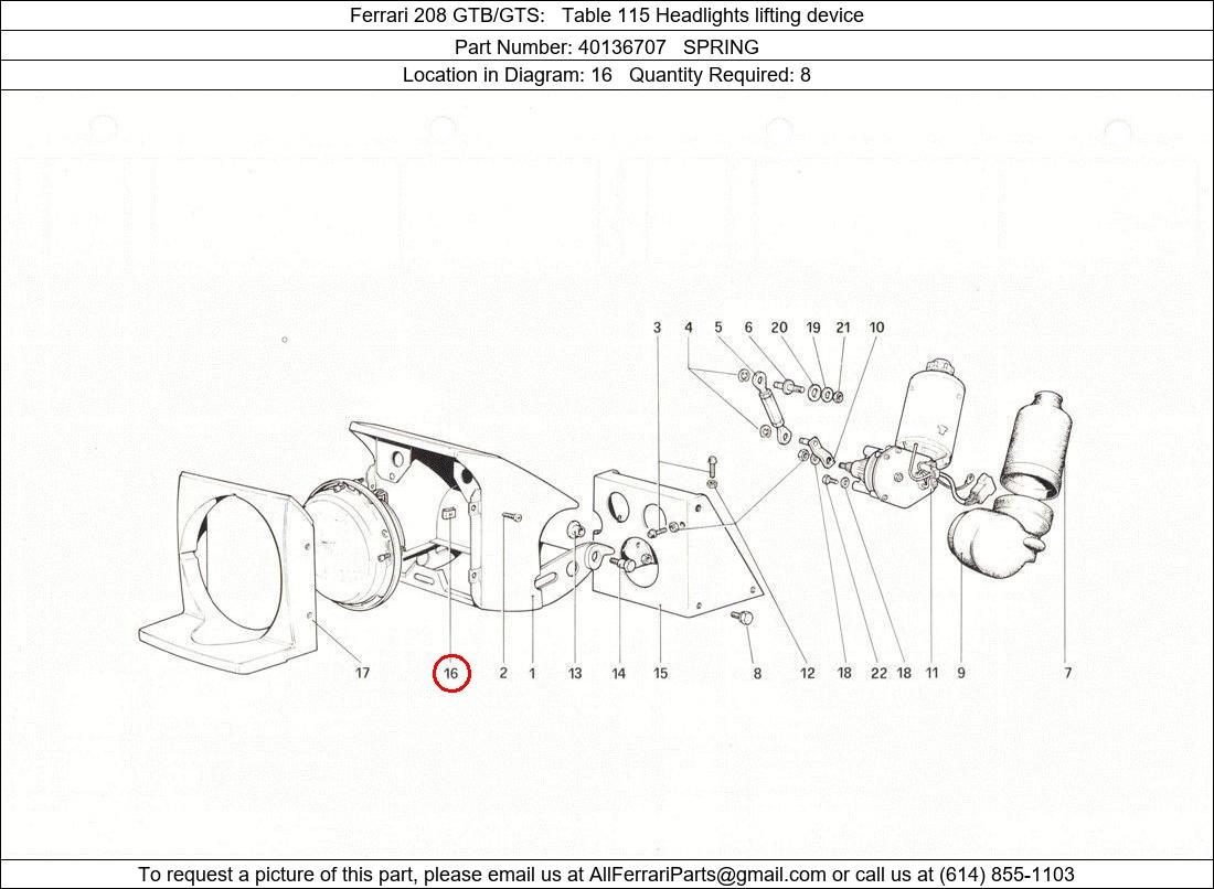 Ferrari Part 40136707