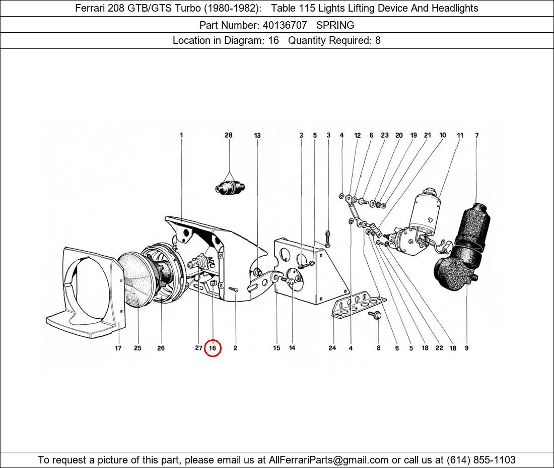 Ferrari Part 40136707