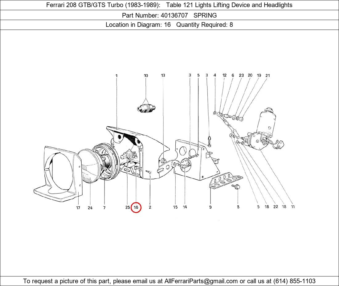 Ferrari Part 40136707