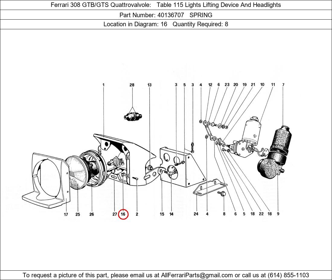 Ferrari Part 40136707