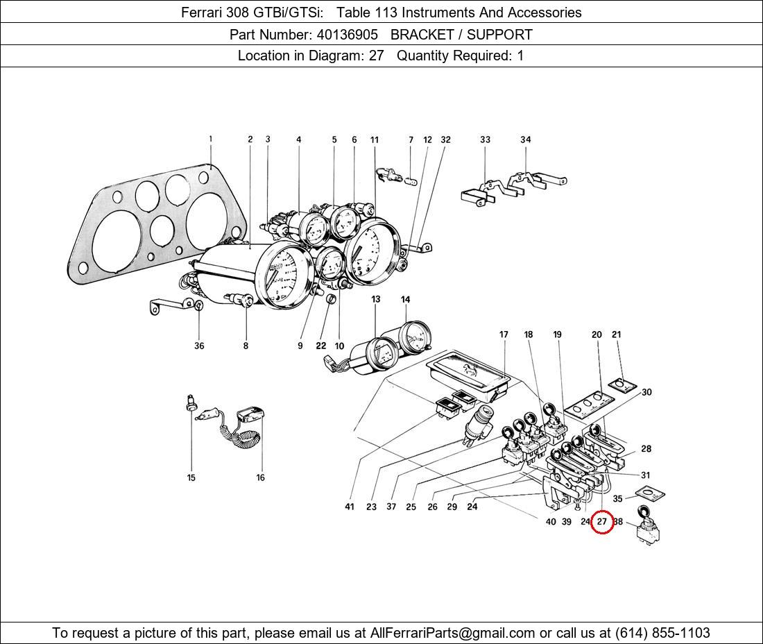 Ferrari Part 40136905