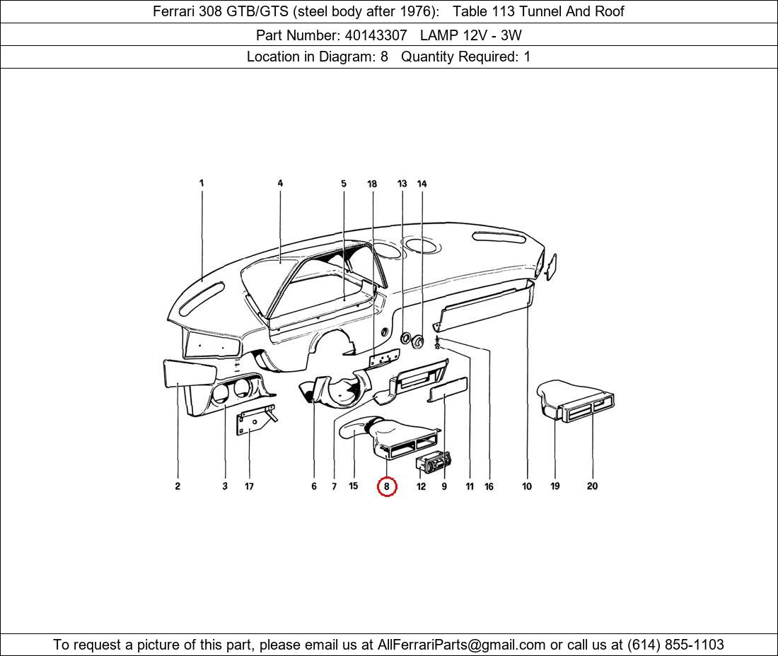 Ferrari Part 40143307