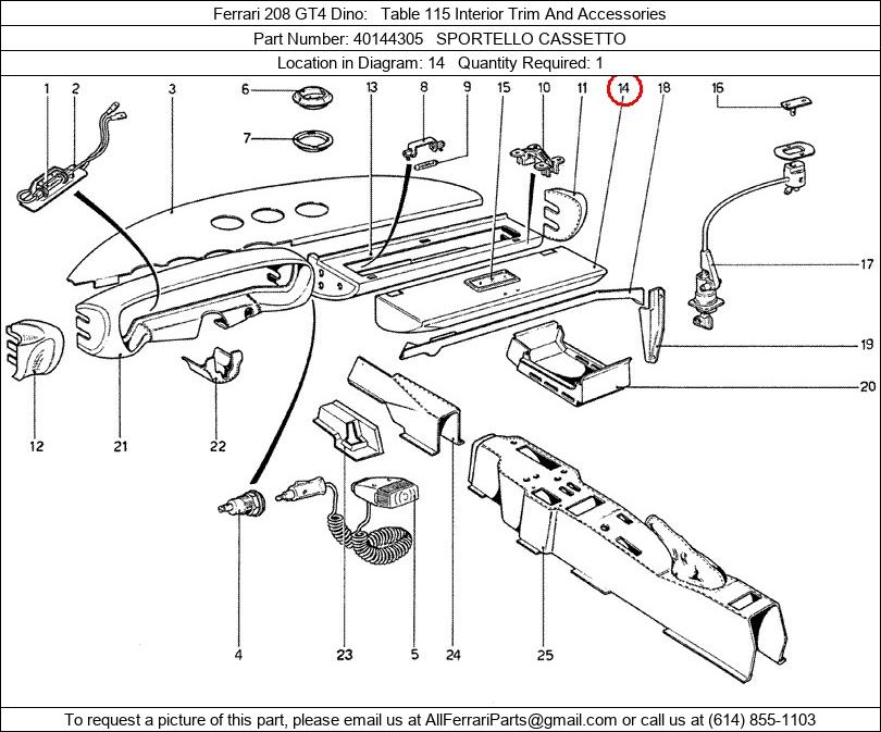 Ferrari Part 40144305