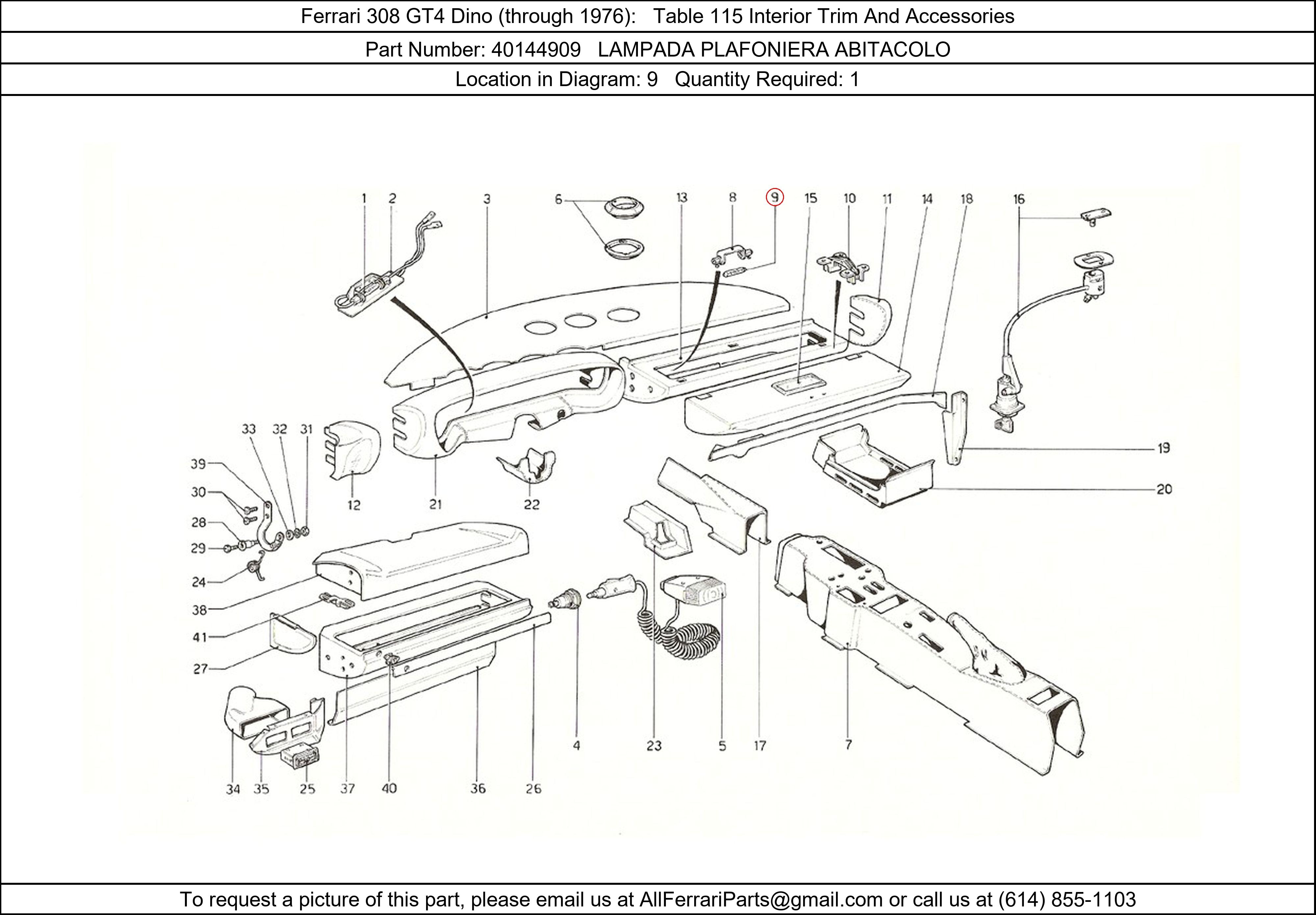 Ferrari Part 40144909