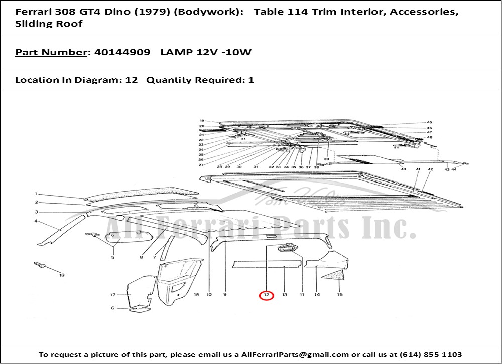 Ferrari Part 40144909