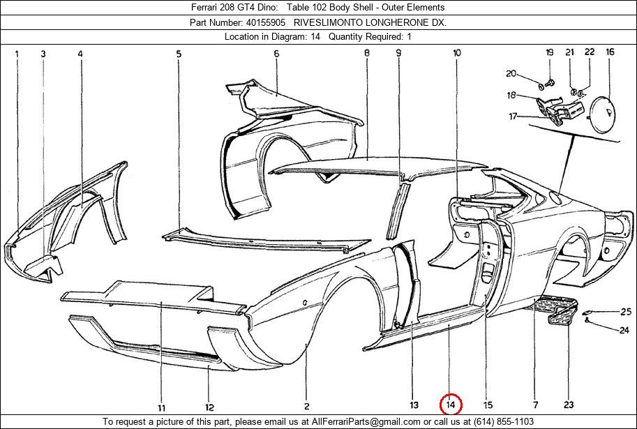 Ferrari Part 40155905