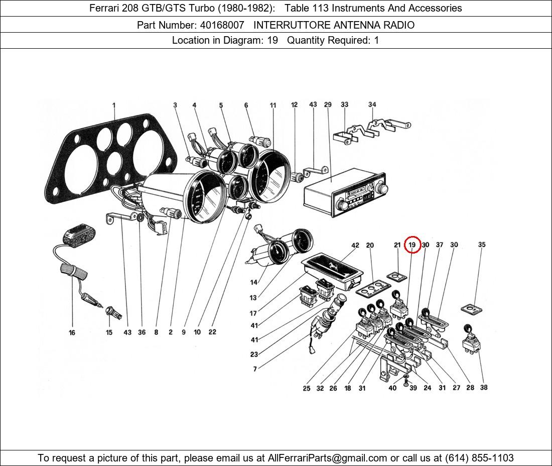 Ferrari Part 40168007