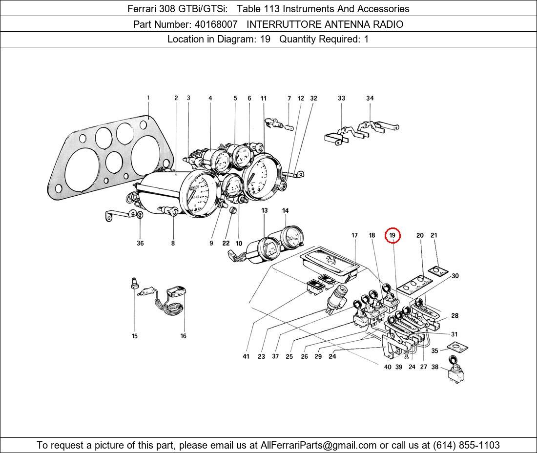 Ferrari Part 40168007