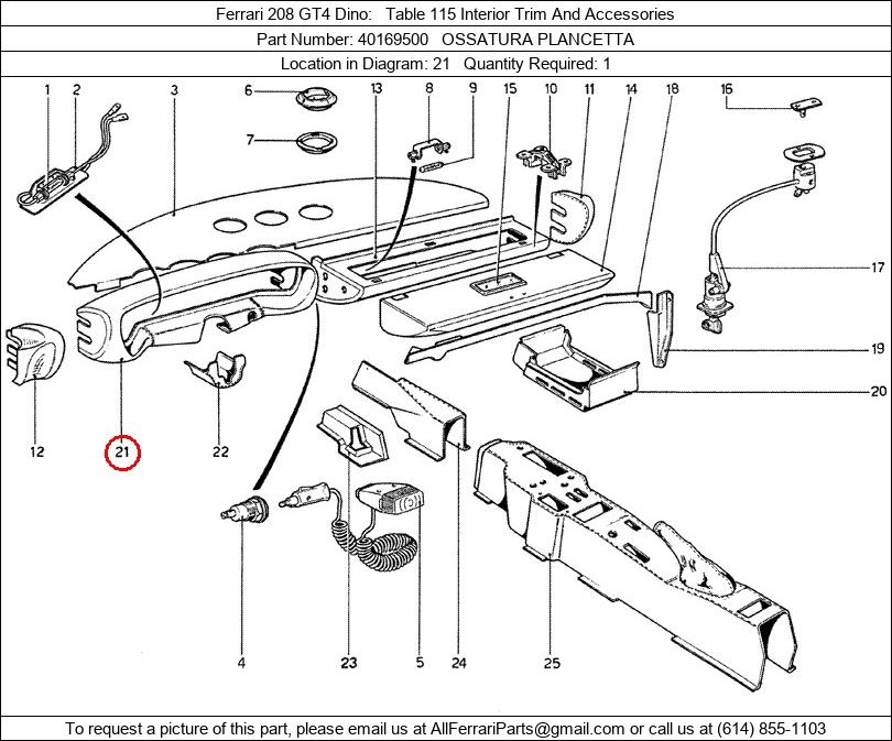 Ferrari Part 40169500